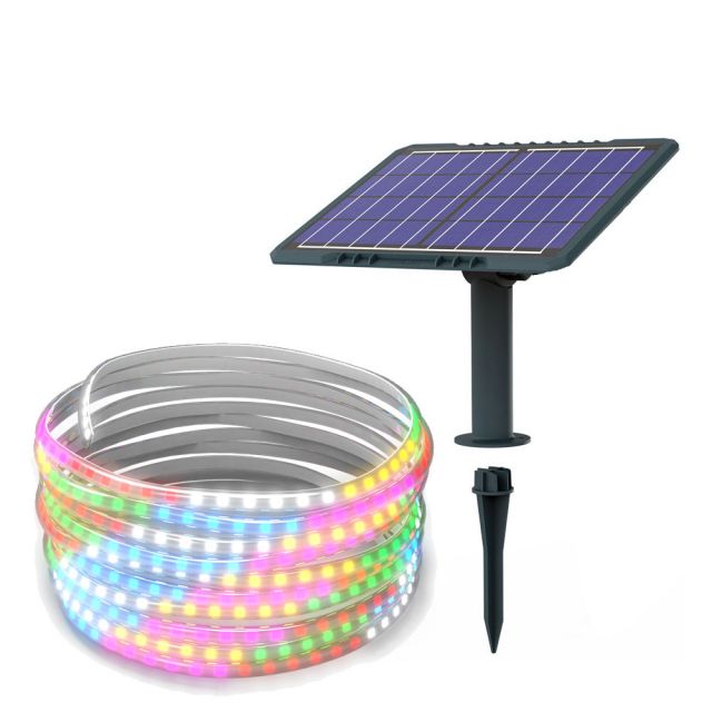 MJ-SM200C Outdoor wasserdichte Multi-Farb-Wechseln von RGB Solar LED-Streifen mit Fernbedienung
