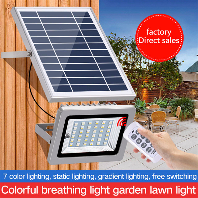 RGB dekoratives Solar-LED-Flutlicht für den Garten