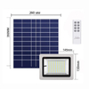 40W IP66 wasserdichtes Solar-Sicherheitslicht für Hinterhöfe