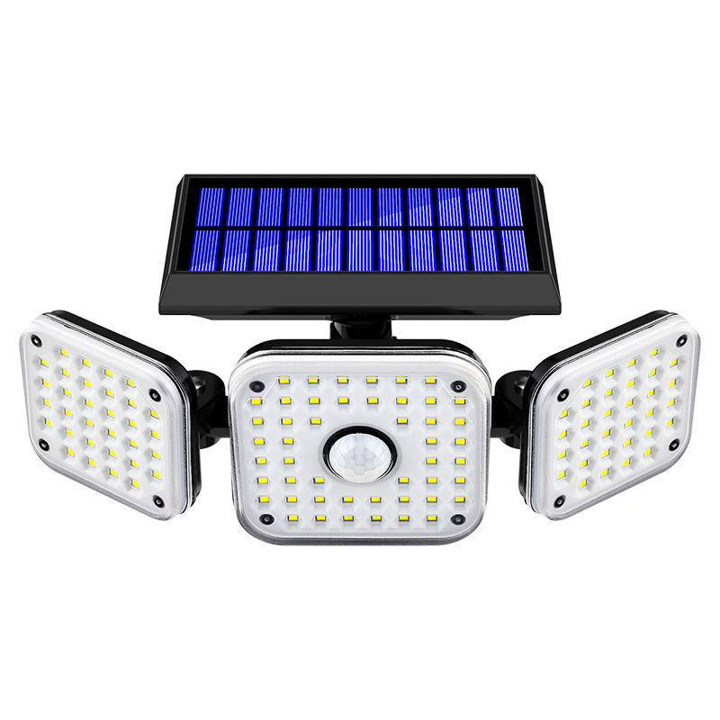 Neue ABS -LED -Außenbewegungssensor -Licht -Sonnenwandleuchte